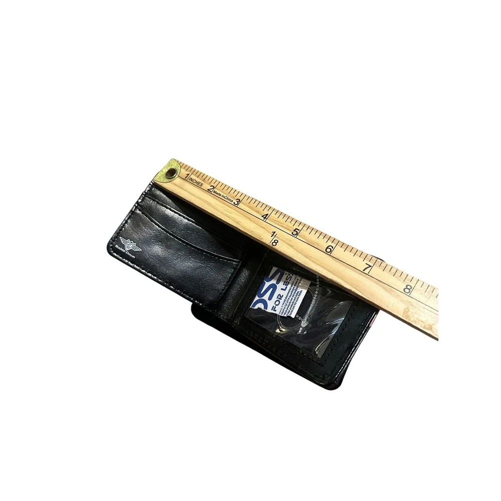 NEW Buckle-Down Rainbow Stripe Vegan Leather Bifold Wallet Mens Womens Accessory